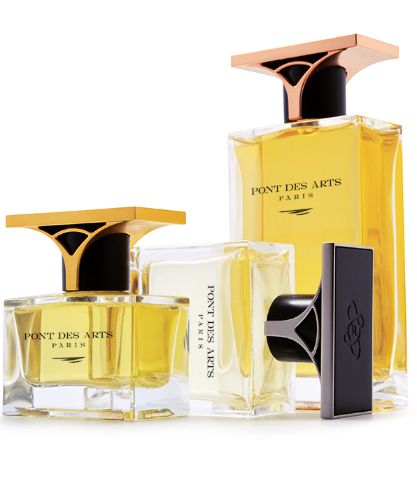 Gamme parfums d'auteurs Pont des Arts Paris 